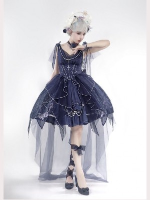 Mirror of Thorns Classic Lolita Dress (6pc Set) (UN53)